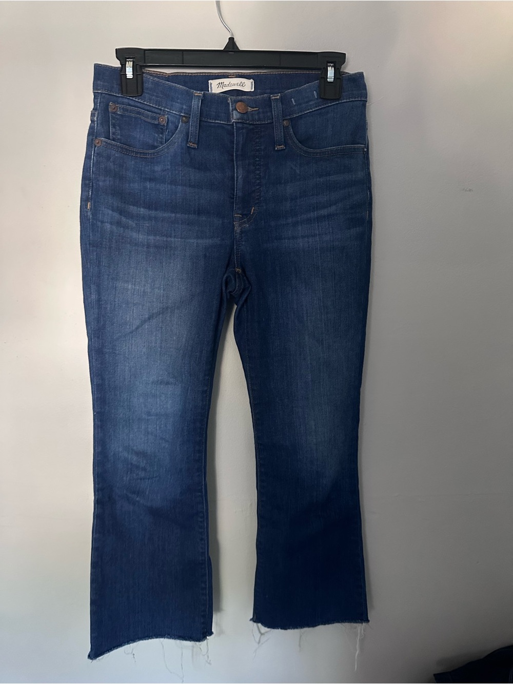 Madewell Women's Indigo Cropped Flare Jeans